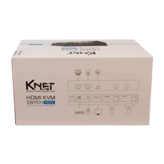 کی وی ام سوییچ 2 پورت HDMI کی نت K-H622